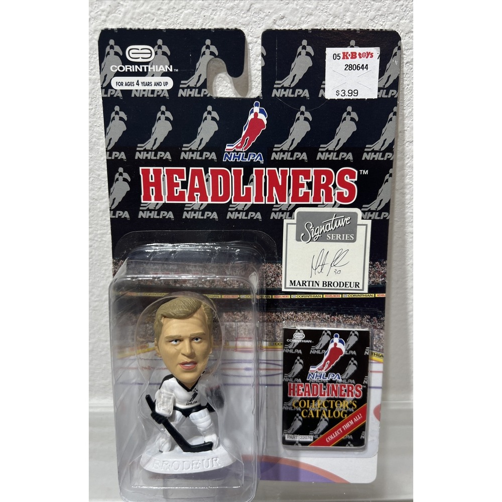 1996 NHL Corinthian 3" Headliners Martin Brodeur New Jersey Devils Figure vintag